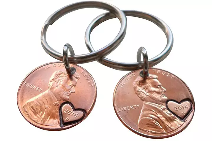 Penny Keychains From JewelryEveryday- Set Of 2