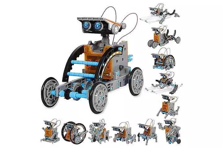 Sillbird STEM 12-in-1 Educational Solar Robot Toys