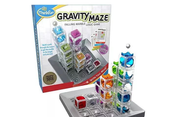 ThinkFun Gravity Maze Marble Run Brain Game