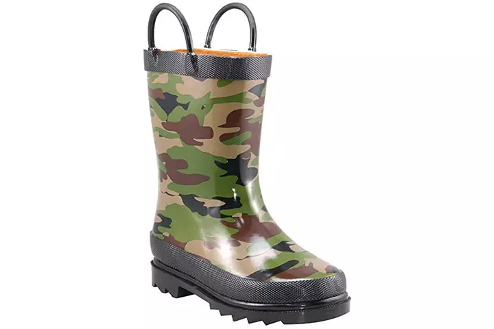 Western Chief Boys Waterproof Printed Rain Boot