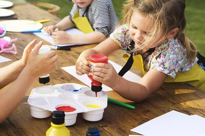 Cotton Roll Painting