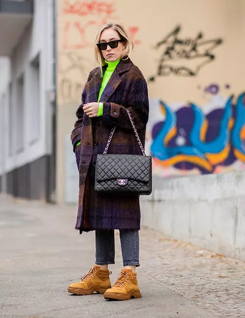 Gray Jeans With Brown Boots