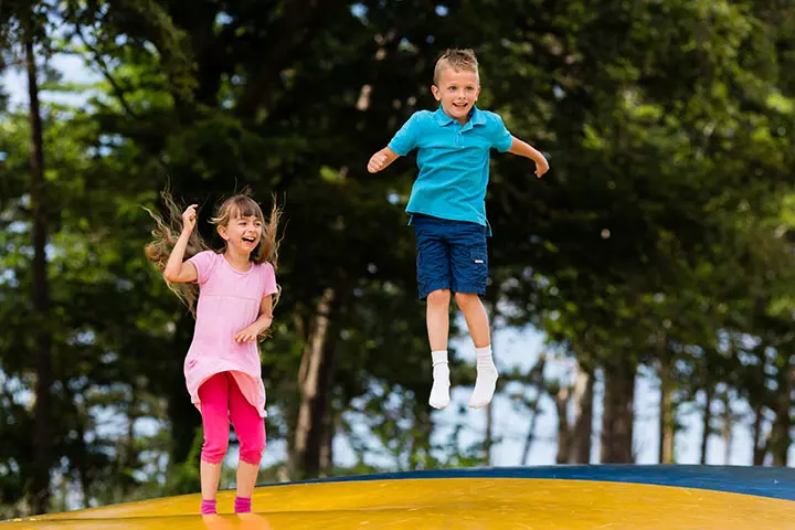 Making Them Jump On Trampolines