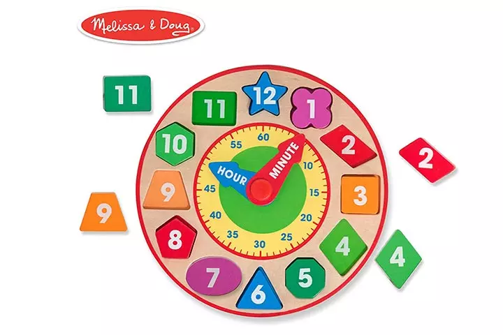 Melissa & Doug Shape Sorting Clock