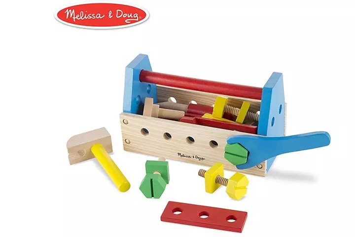 Melissa & Doug Take-Along Wooden Tool Kit