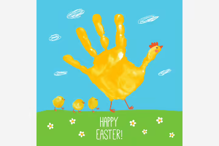 Palm Print Greetings