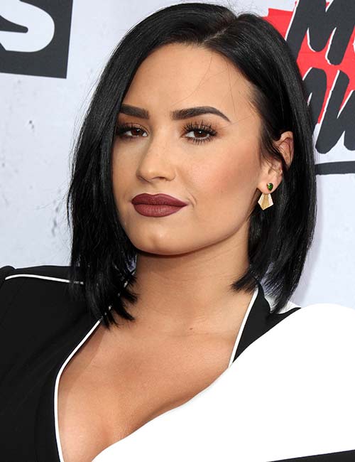 Sleek Asymmetrical Parting