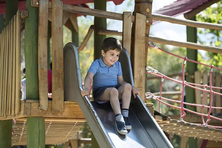 Sliding On Rusty Slides