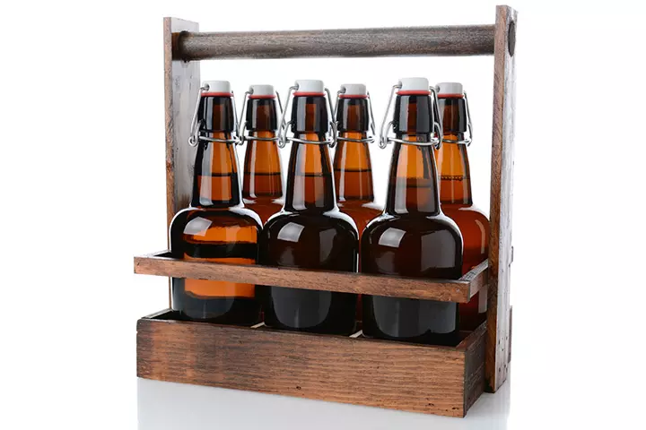 Wooden beer carrier