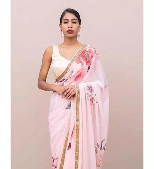 Chiffon saree