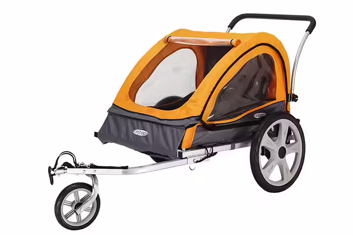Instep Quick-N-EZ Double Seat Foldable Tow Behind Bike Trailers