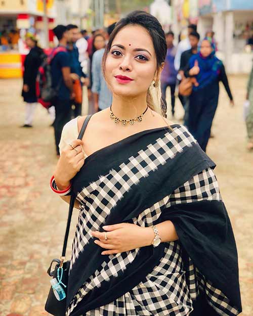 Monochrome at its best saree Monochrome at its best saree