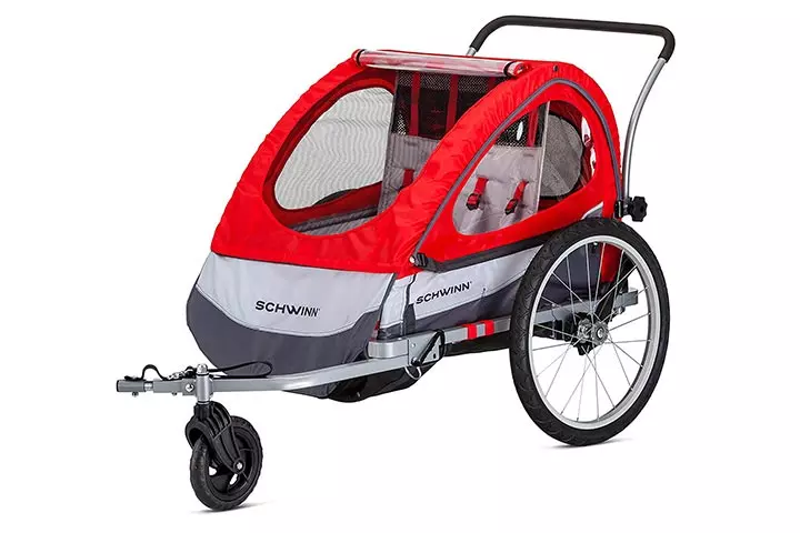 Pacific Cycle Schwinn Trailblazer Double Bicycle Trailer