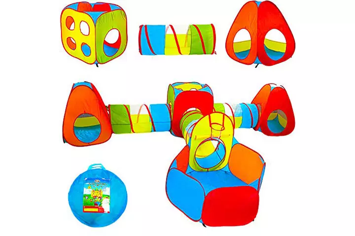 Playz Ball Pit, Play Tent and Tunnels for Kids, Gift for Toddler Boys & Girls