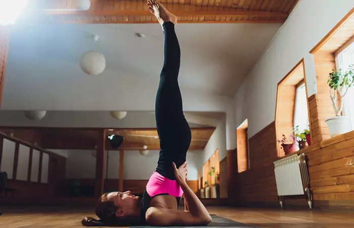 Salamba Sarvangasana