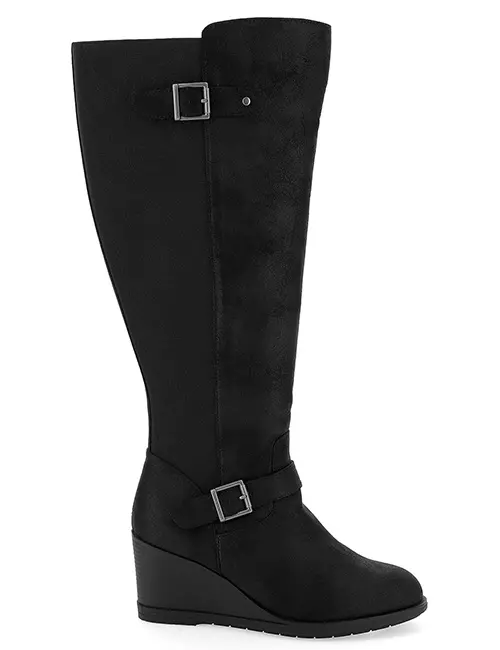 Simply be Sally Wedge Knee High Boots