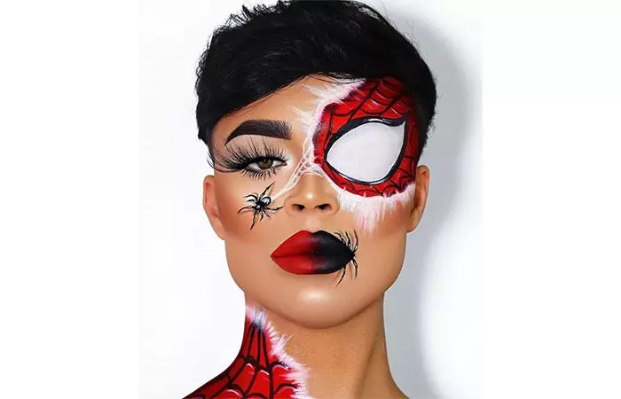 Spiderman Makeup