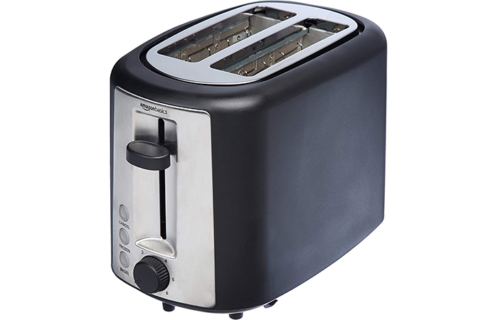 Extra Wide Slot Toaster AmazonBasics Two Slice Extra Wide Slot Toaster