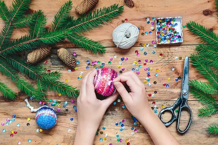 Glittering Turkey Treat Pots