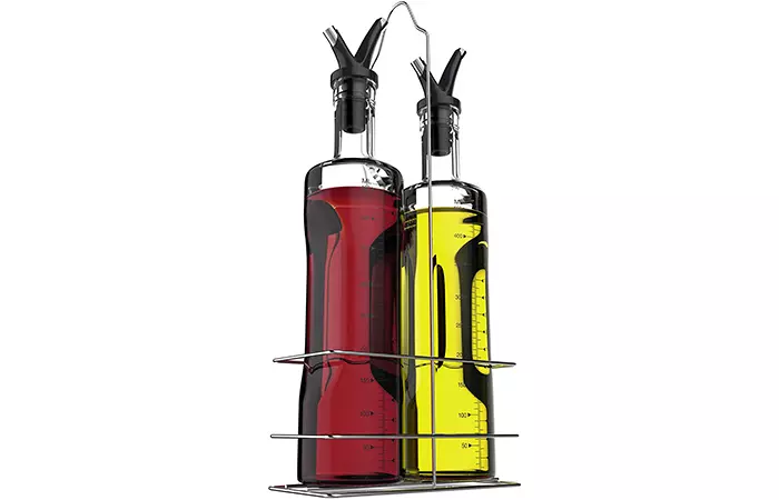 Vremi Olive Oil and Vinegar Dispenser Set