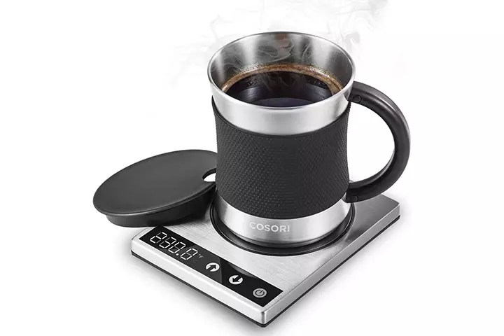 Cosori Coffee Mug Warmer & Mug Set