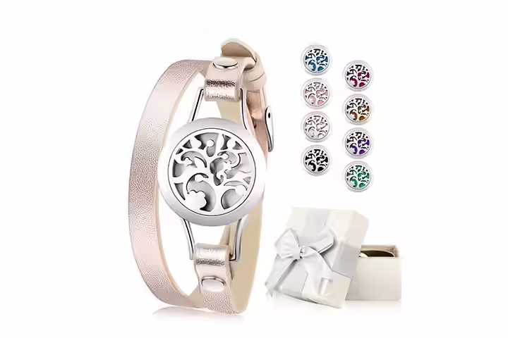 Essential oil diffuser bracelet