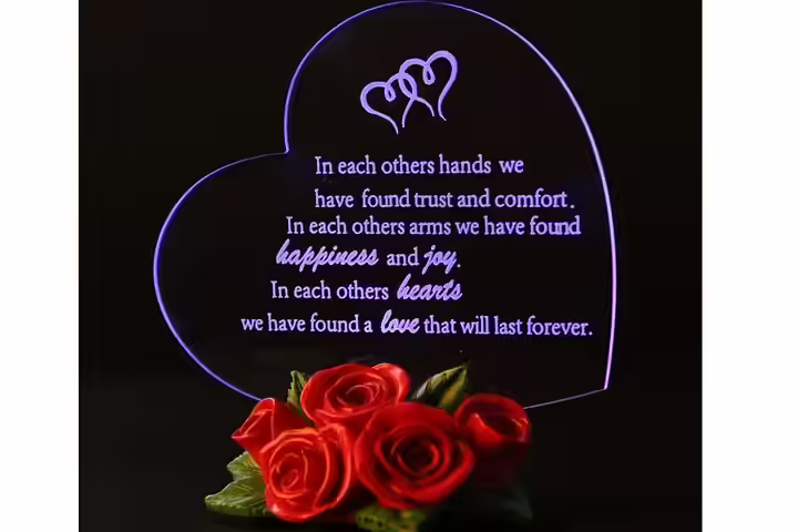 Giftgarden Heart Shaped LED Light