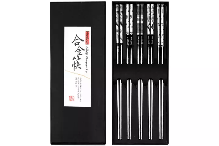 HuaLan Metal Alloy Steel Chopsticks