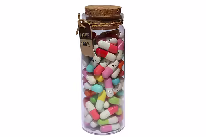 Infmetry Capsule Letters Message In A Bottle Glass Favor Bottle