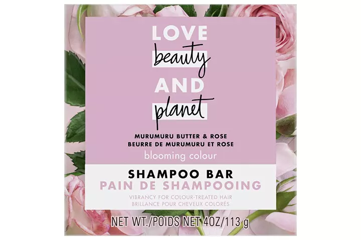 Love Beauty And Planet Blooming Color Shampoo Bar for Color Treated Hair