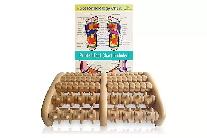 TheraFlow dual foot massager roller