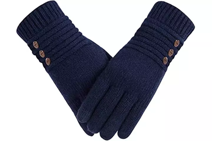 Alepo Winter Wool Warm Gloves For Women