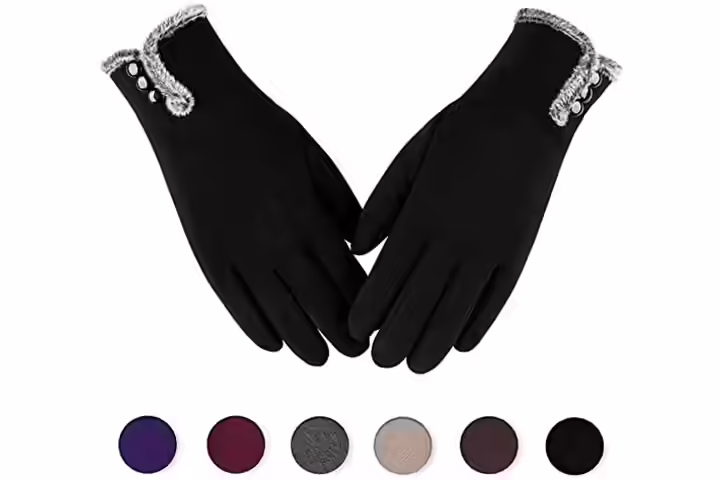 Alepo Women&rsquo;s Winter Warm Gloves With Sensitive Touch Screen Texting Finger