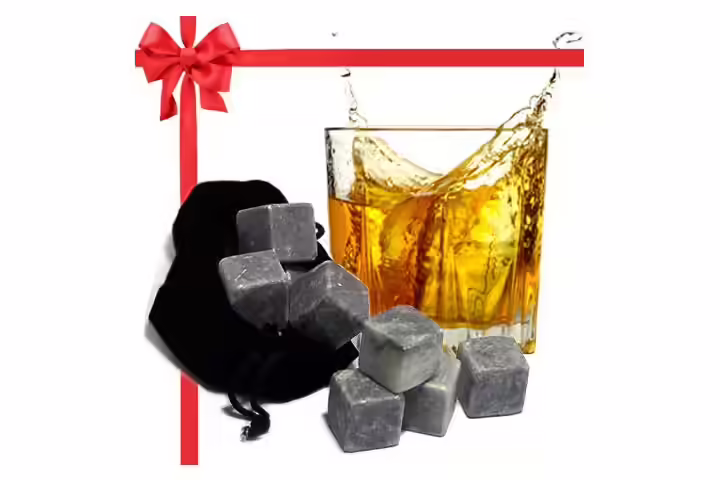 Best Whiskey Stones Gift Set With Magnetic Closure