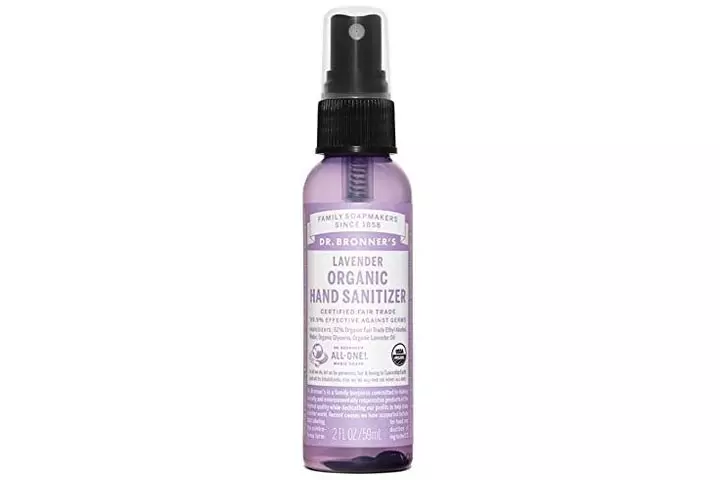 Bronner's Organic Lavender Hand Sanitizing Spray