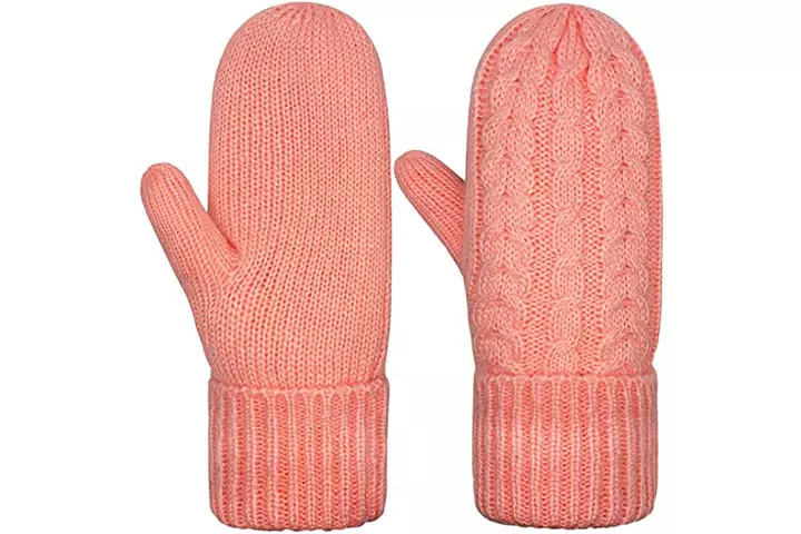 Chanvi Women's Mittens Winter Thick Gloves