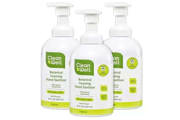 CleanWell Botanical Foaming Hand Sanitizer