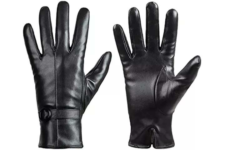 Dsane Women’s Winter Driving Lambskin Gloves