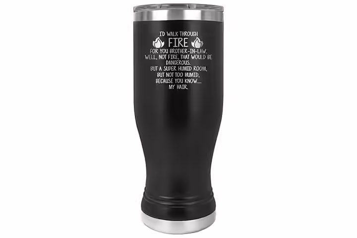 Pilsner Tumbler Beer Glass Travel Mug