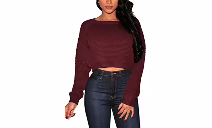 Pink Queen Women's Knit Cropped