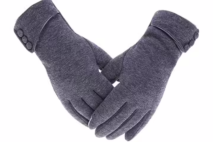 Tomily Women&rsquo;s Touch Screen Phone Fleece Windproof Gloves