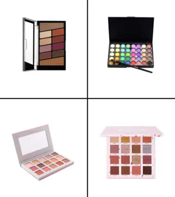 Include a good-quality eyeshadow palette in your makeup collection to glam up your look.