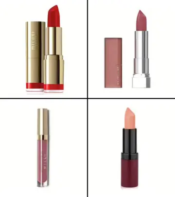 Lipsticks with the iconic matte finish can give your lips your favorite shade. 