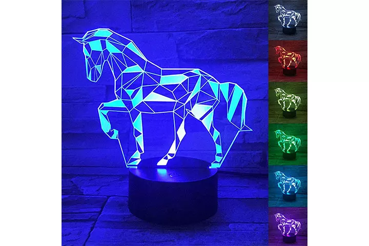 3D Horse Lamp From WANTASTE