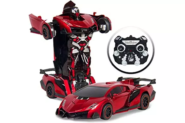 Best Choice Products Cherry Charge Transforming RC Robot