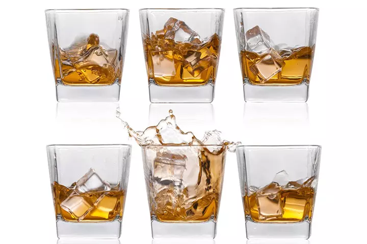 Bourbon Scotch Rum Glasses-8oz Set of 6 - By Jexivi