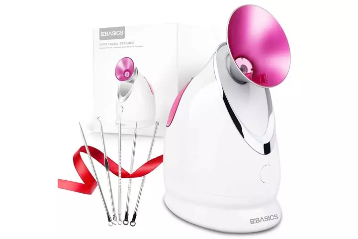 Ezbasics Nano Ionic Face Steamer for Home Facial