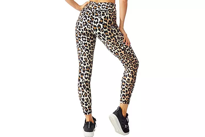 FITTIN Printed Yoga Leggings For Women With Pocket