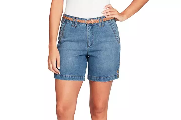 Gloria Vanderbilt Womens Violet Shorts