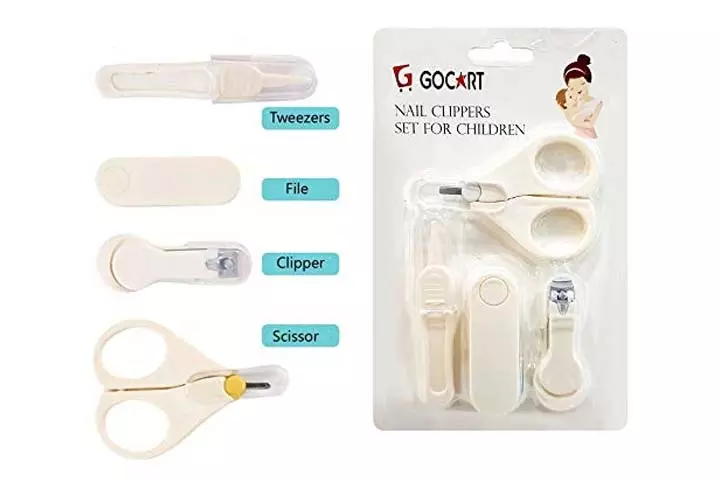 Gokart with G logo Newborn Babies Safety Nail Scissors